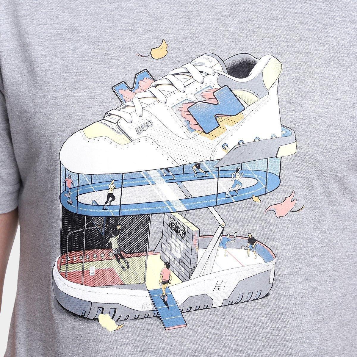 Camiseta New Balance Fitness Center Masculina - 3