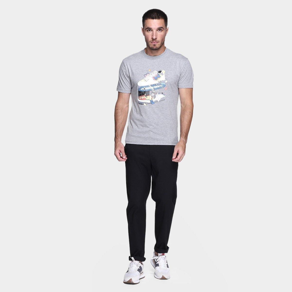 Camiseta New Balance Fitness Center Masculina - 4