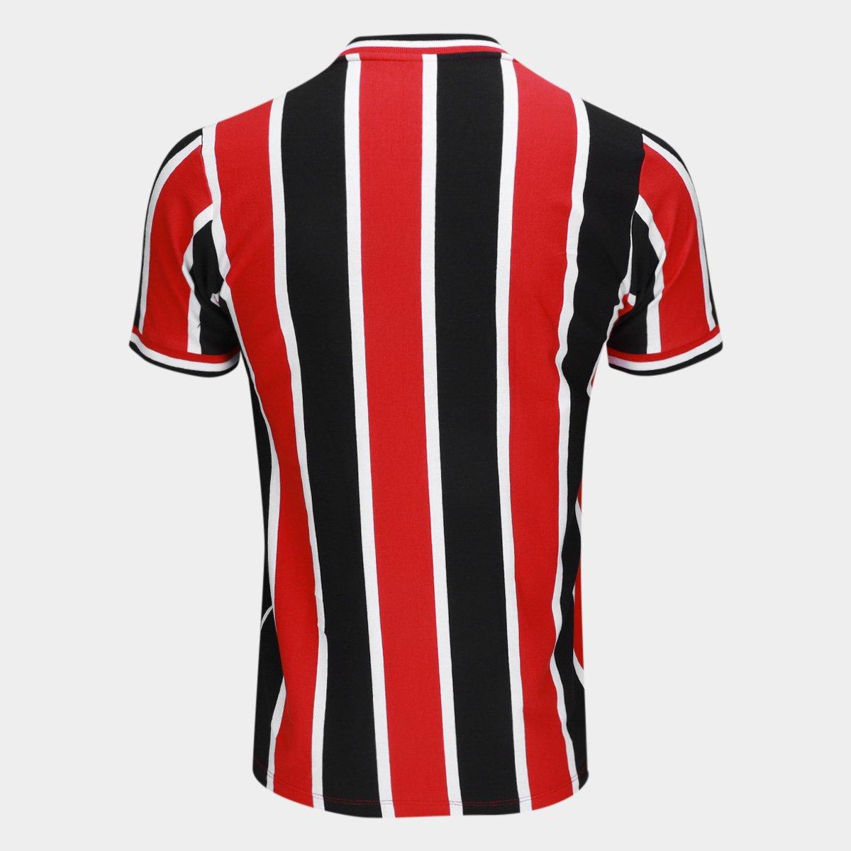 Camiseta São Paulo RetrôMania 1969 Listrada Masculina - 2