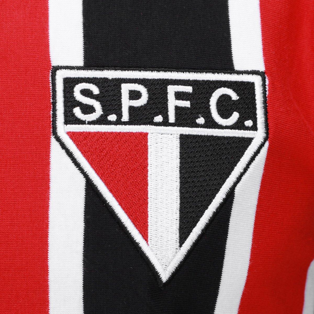 Camiseta São Paulo RetrôMania 1969 Listrada Masculina - 3