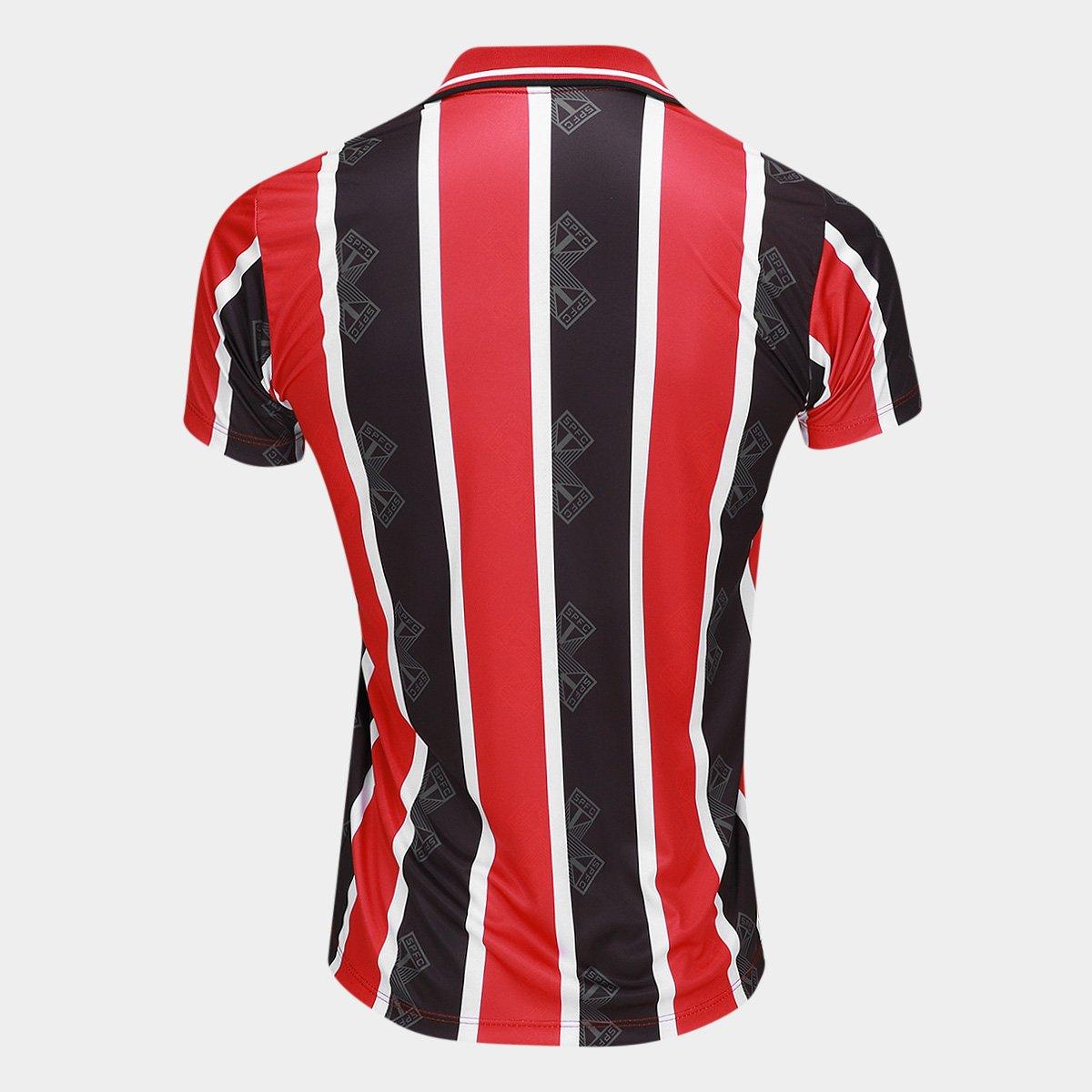 Camiseta São Paulo RetrôMania 1994 Listrada Masculina - 2