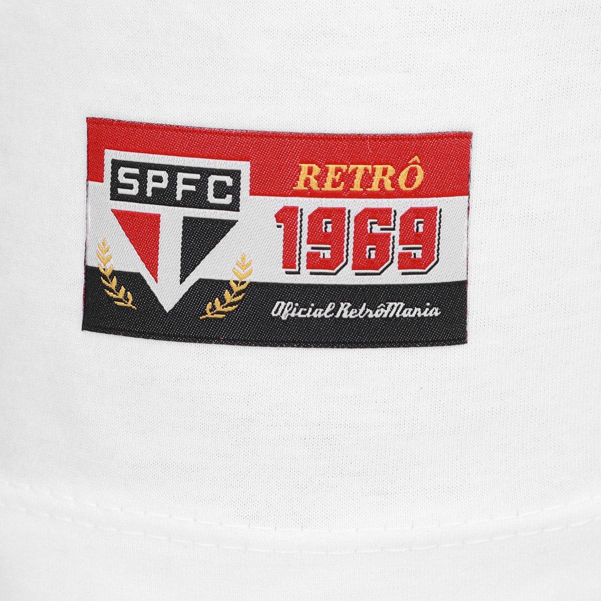 Camiseta São Paulo RetrôMania 1969 Masculina - 4