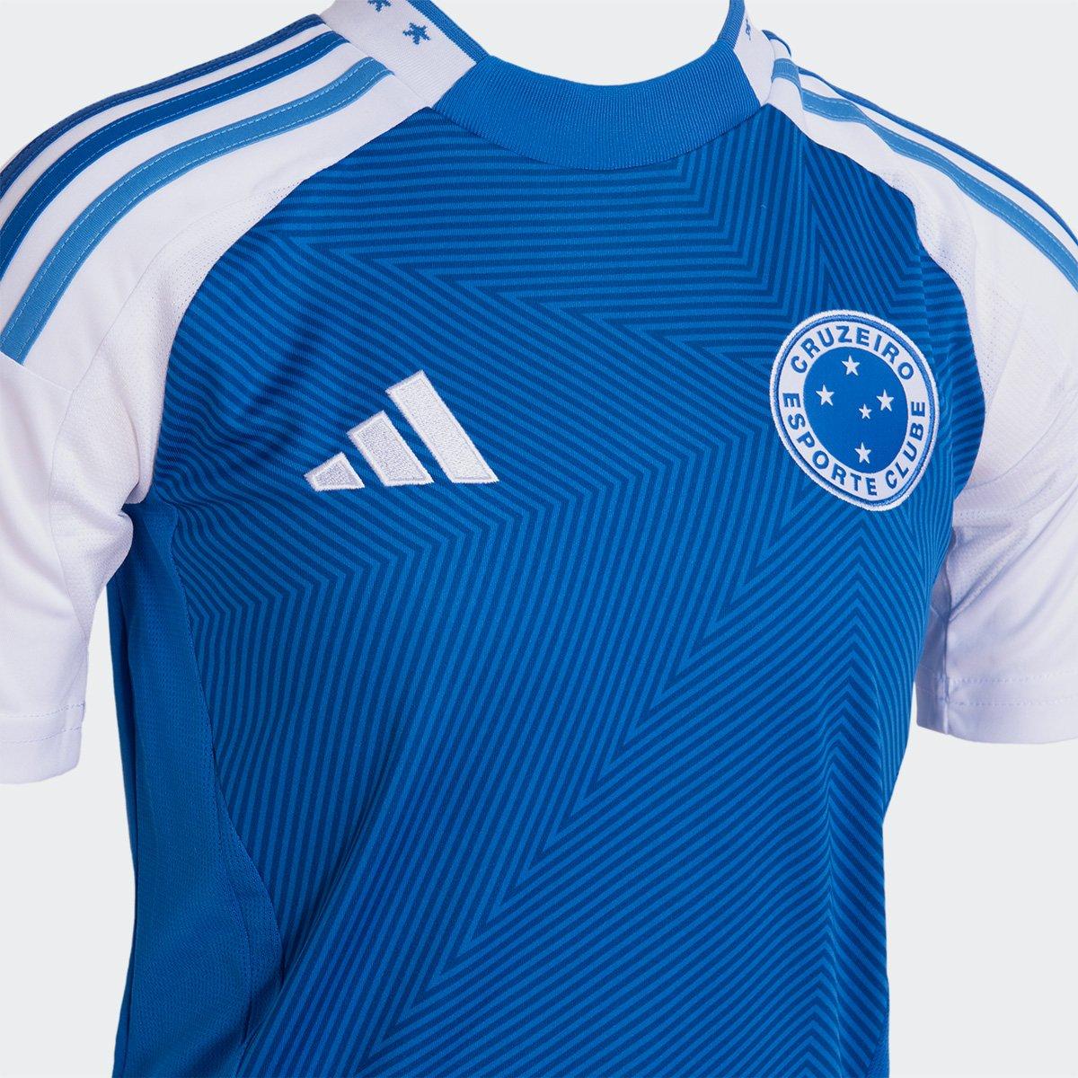 Camisa Cruzeiro Infantil I 25/26 s/n Torcedor Adidas - 4