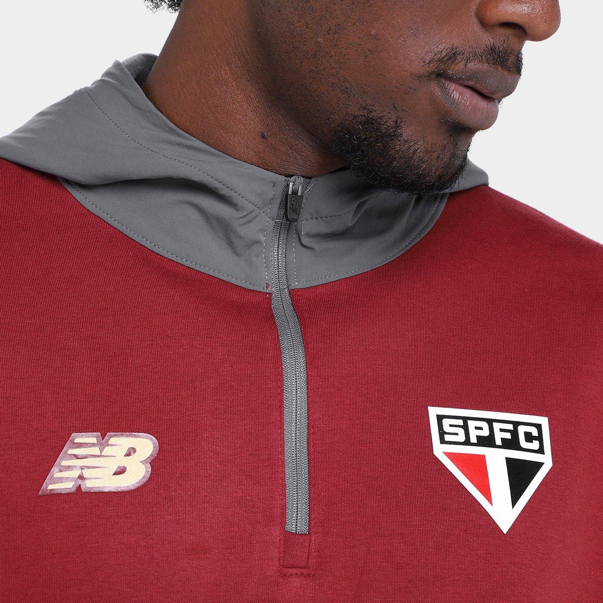 Moletom C/ Capuz São Paulo 25/26 Viagem New Balance Masculino - 3