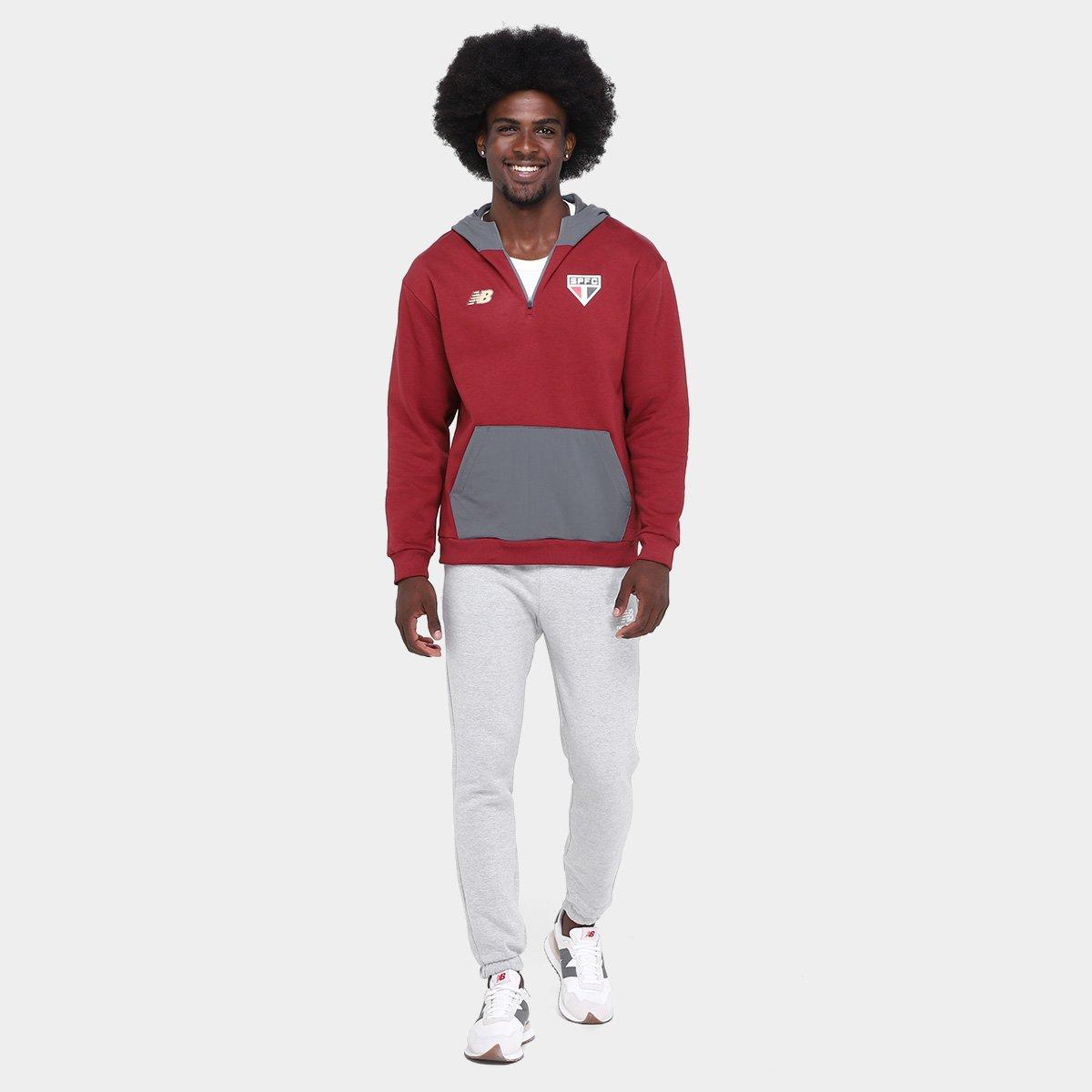 Moletom C/ Capuz São Paulo 25/26 Viagem New Balance Masculino - 4