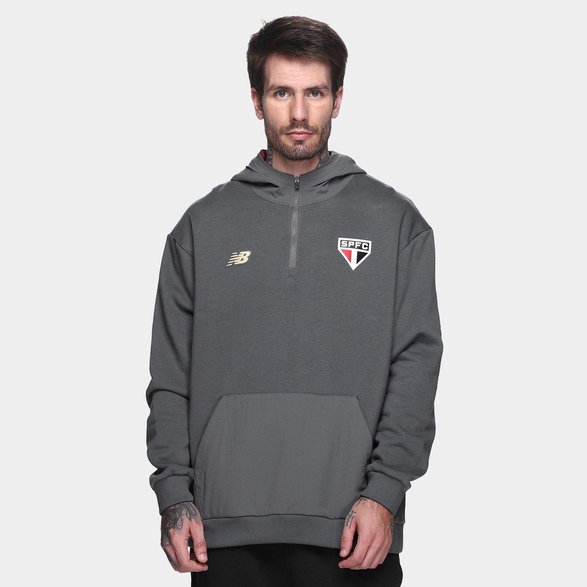 Moletom C/ Capuz São Paulo 25/26 Viagem New Balance Masculino - 1