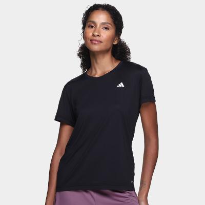 Camiseta Adidas Own The Run 3 Listras Feminina