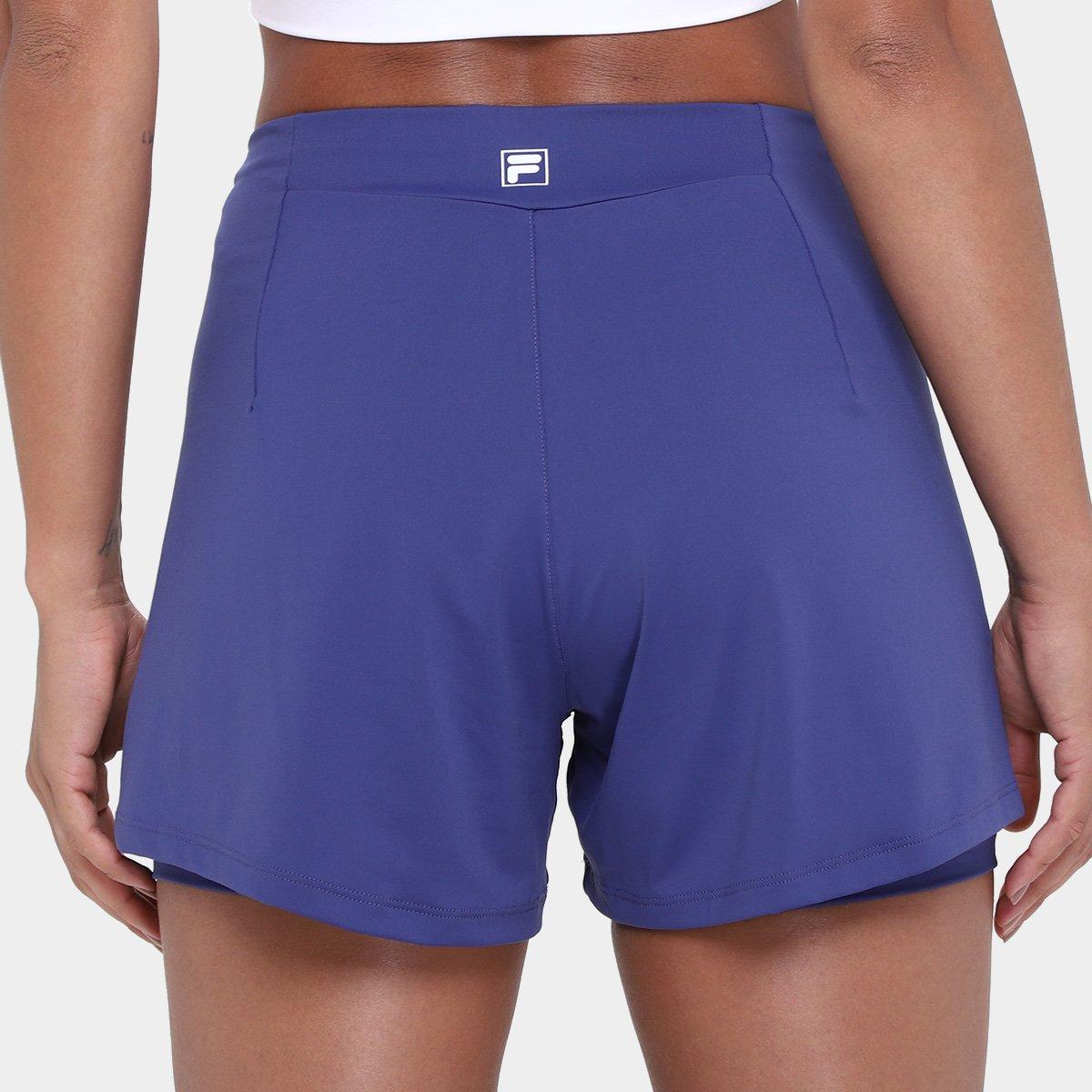 Short Fila Duplo Regular Tennis Sports Club Feminino - 2