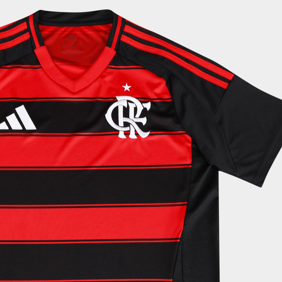 Camisa Flamengo I 25/26 s/n Torcedor Adidas Masculina - 7