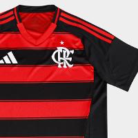 Camisa Flamengo I 25/26 s/n Torcedor Adidas Masculina - 7
