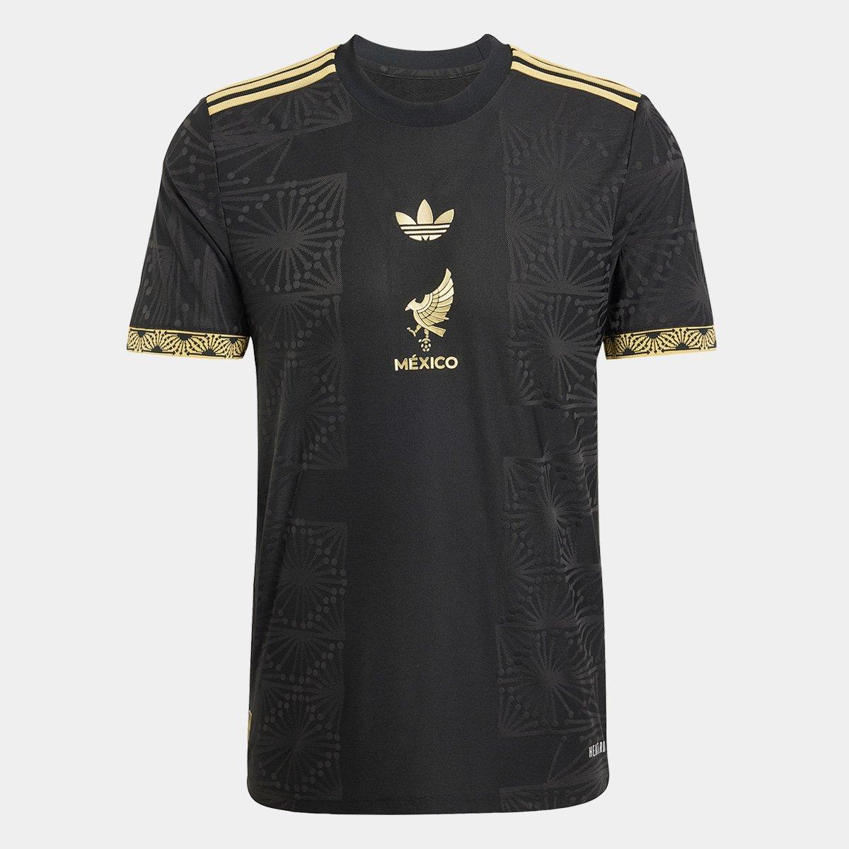 Camisa México 25/26 Ouro Adidas Masculina - 1