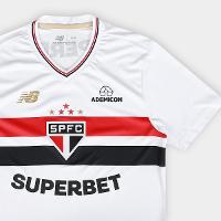 Camisa São Paulo I 25/26 Jogador New Balance Masculina - 9