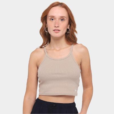 Top New Balance Canelado Small Logo Feminino