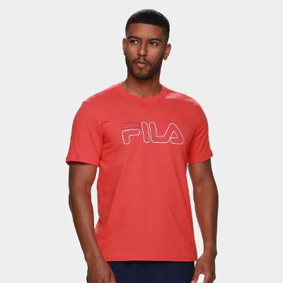 Camiseta Fila Letter Outline Masculina
