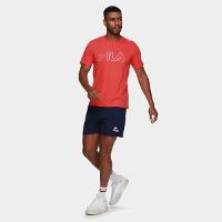 Camiseta Fila Letter Outline Masculina - 4