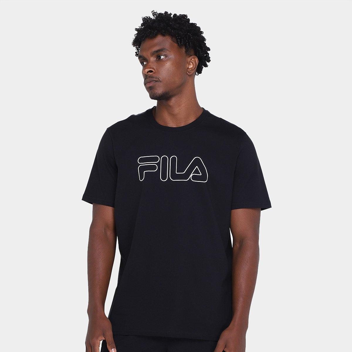 Camiseta Fila Letter Outline Masculina - 1