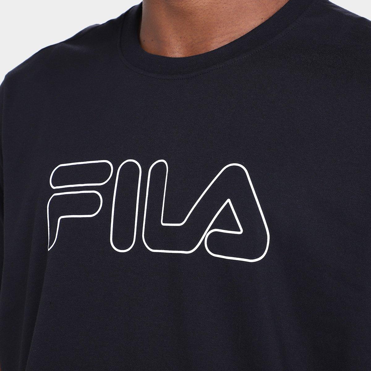 Camiseta Fila Letter Outline Masculina - 3