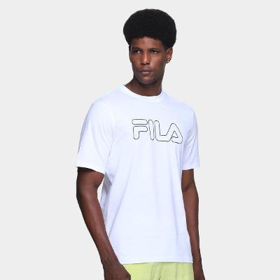 Camiseta Fila Letter Outline Masculina