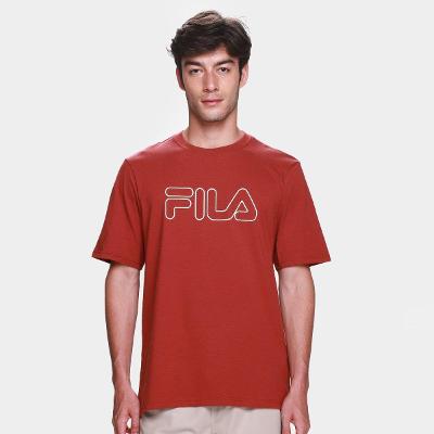 Camiseta Fila Letter Outline Masculina