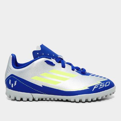 Chuteira Society Infantil Adidas F50 Club Messi