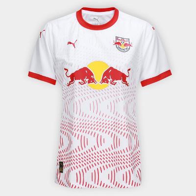 Camisa Red Bull Bragantino I 25/26 s/n Torcedor Puma Feminina