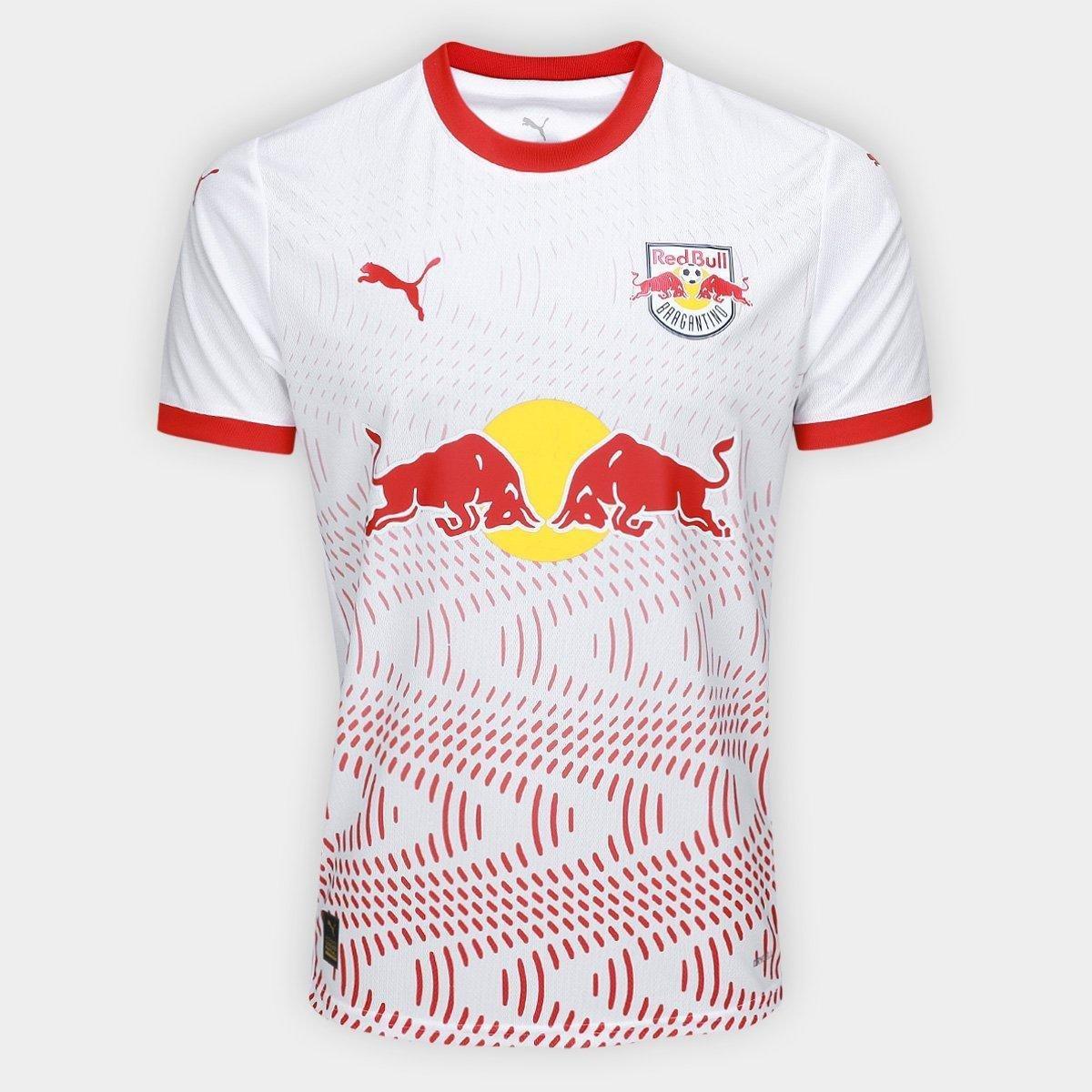 Camisa Red Bull Bragantino I 25/26 s/n Torcedor Puma Masculina - 1
