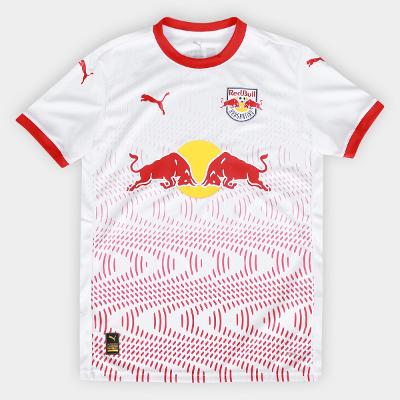Camisa Red Bull Infantil Bragantino I 25/26 s/n Torcedor Puma