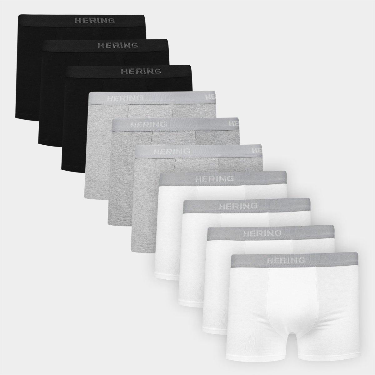 Kit Cueca Boxer Hering 10 Peças - 1
