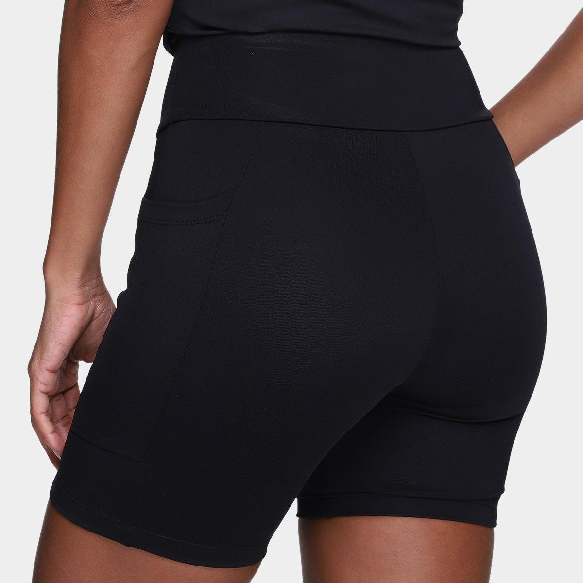 Short Adidas 3 Listras Com Bolso Feminino - 2