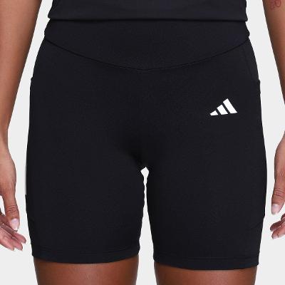 Short Adidas 3 Listras Com Bolso Feminino