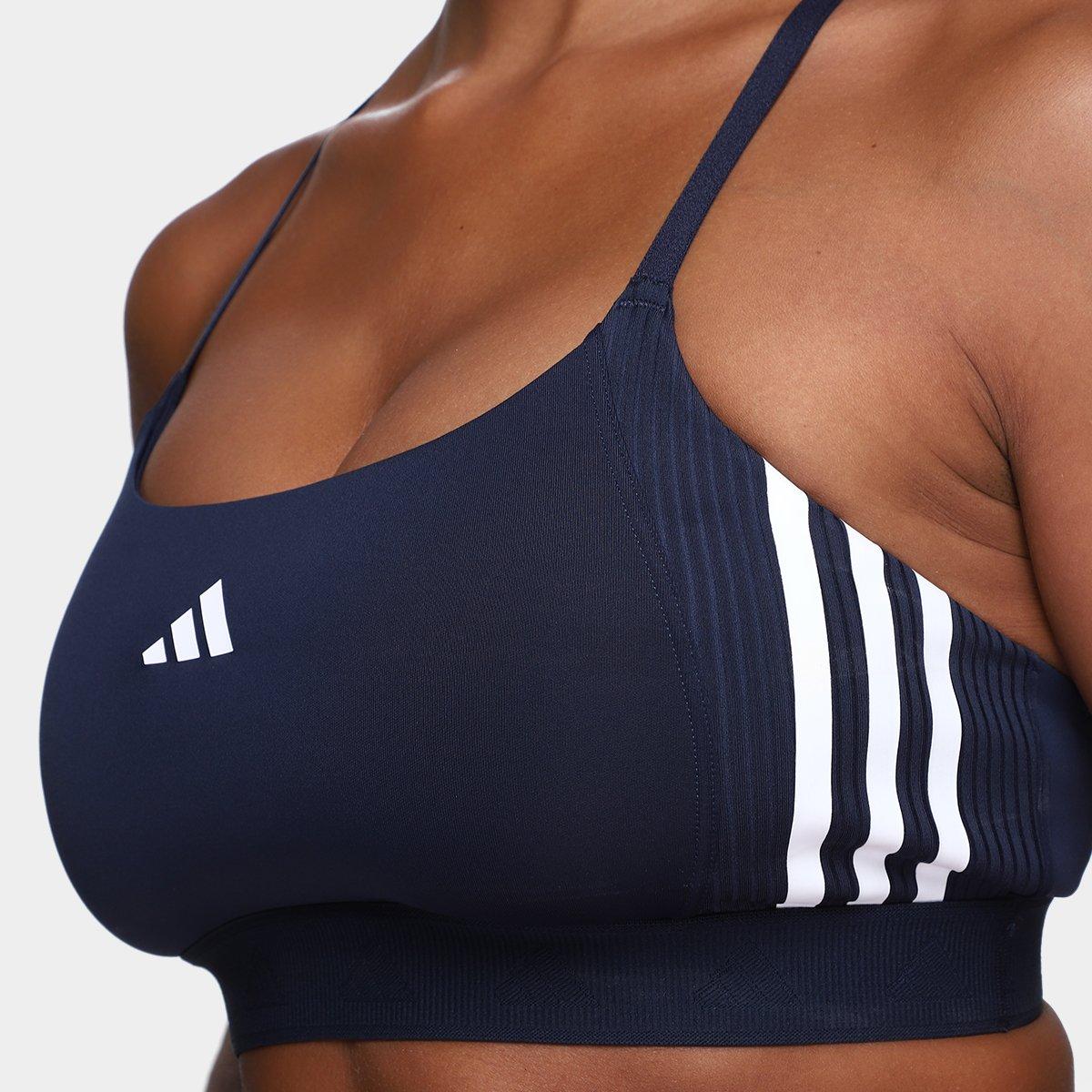 Top Adidas Hyperglam Suporte Leve Feminino - 4