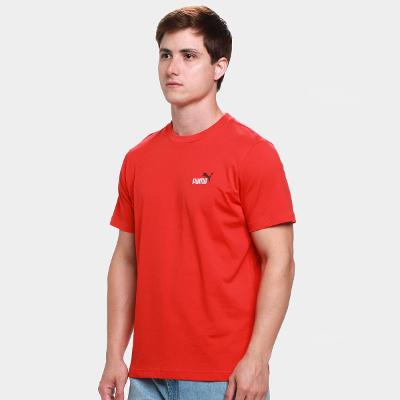 Camiseta Puma 2 Color Small No. 1 Logo Masculina