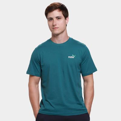 Camiseta Puma 2 Color Small No. 1 Logo Masculina