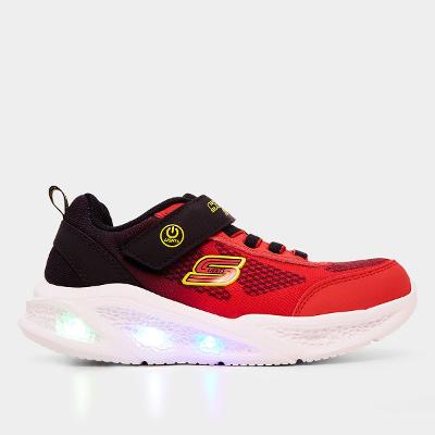 Tênis Infantil Skechers Meteor-Lights-Krendo Menino