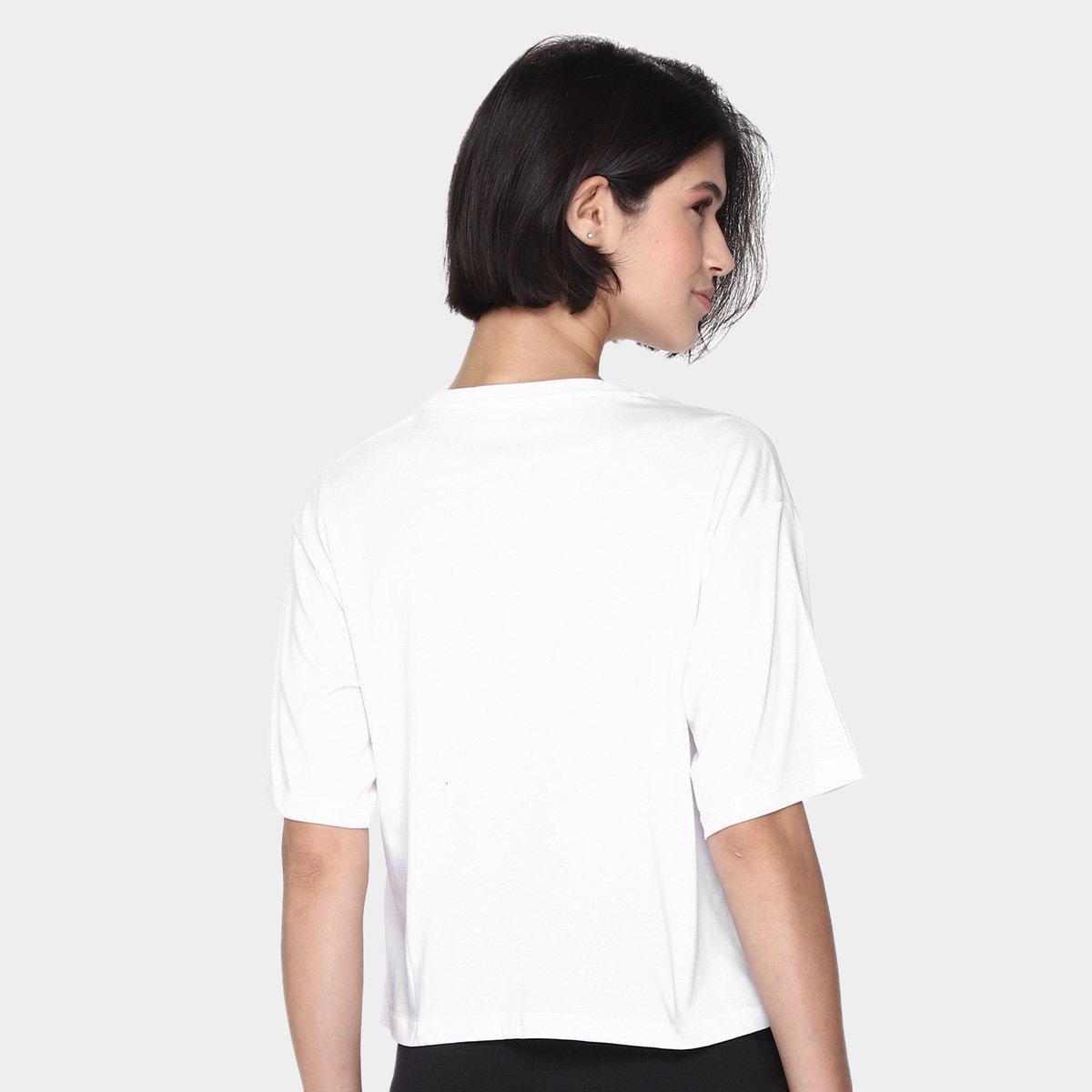 Camiseta Cropped Puma N.1 Logo Relaxed Feminina - 2