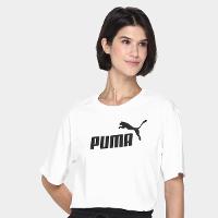 Camiseta Cropped Puma N.1 Logo Relaxed Feminina - 1