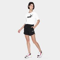 Camiseta Cropped Puma N.1 Logo Relaxed Feminina - 4