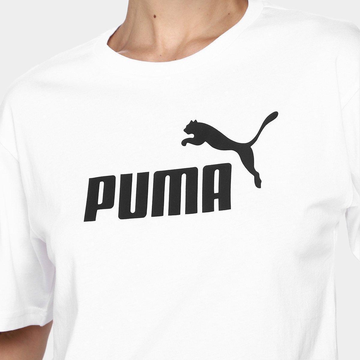 Camiseta Puma Logo Relaxed Feminina - 3