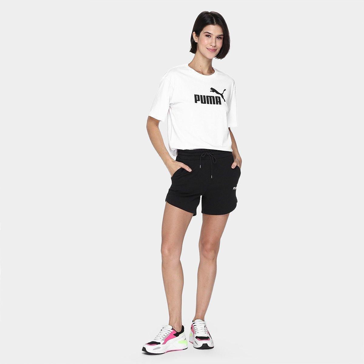 Camiseta Puma Logo Relaxed Feminina - 4