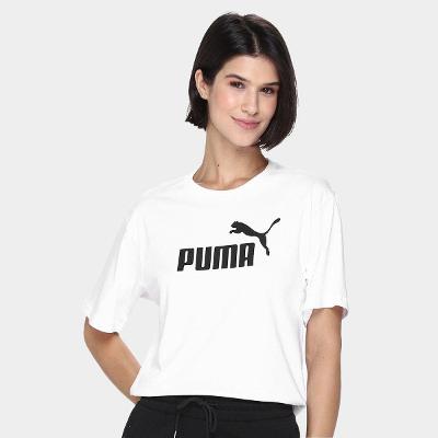 Camiseta Puma Logo Relaxed Feminina