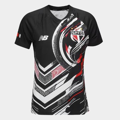 Camisa São Paulo 25/26 s/n Pré Jogo New Balance Feminina