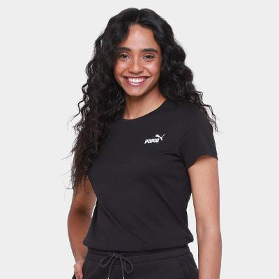 Camiseta Puma Small no. 1 Logo Feminina