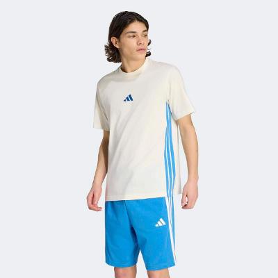 Camiseta Adidas 3 Listras Stretch Masculina