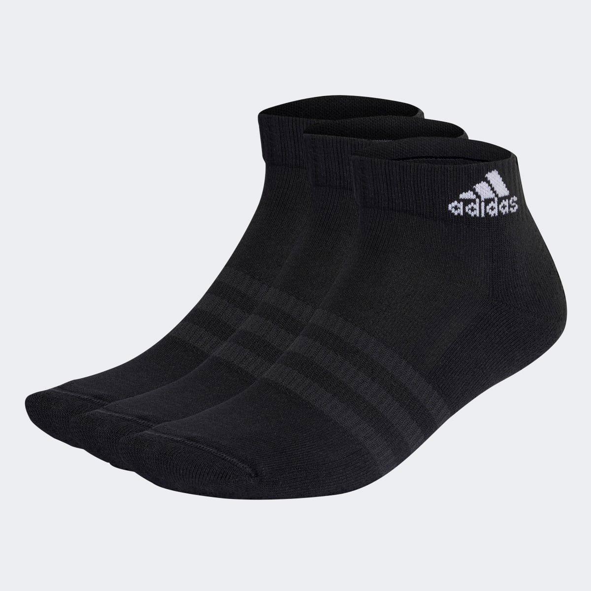 Kit Meia Adidas Cano Baixo Sportwear c/ 3 Pares - 1