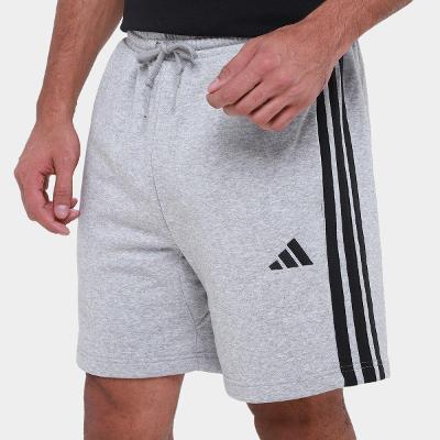 Shorts Adidas 3 Listras French Terry Masculino