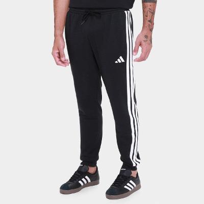Calça Adidas French Terry 3 Listras Masculina