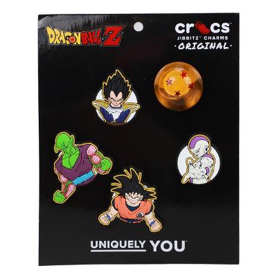 Kit Acessório Para Crocs Infantil Jibbitz Dragon Ball Z 5 Peças