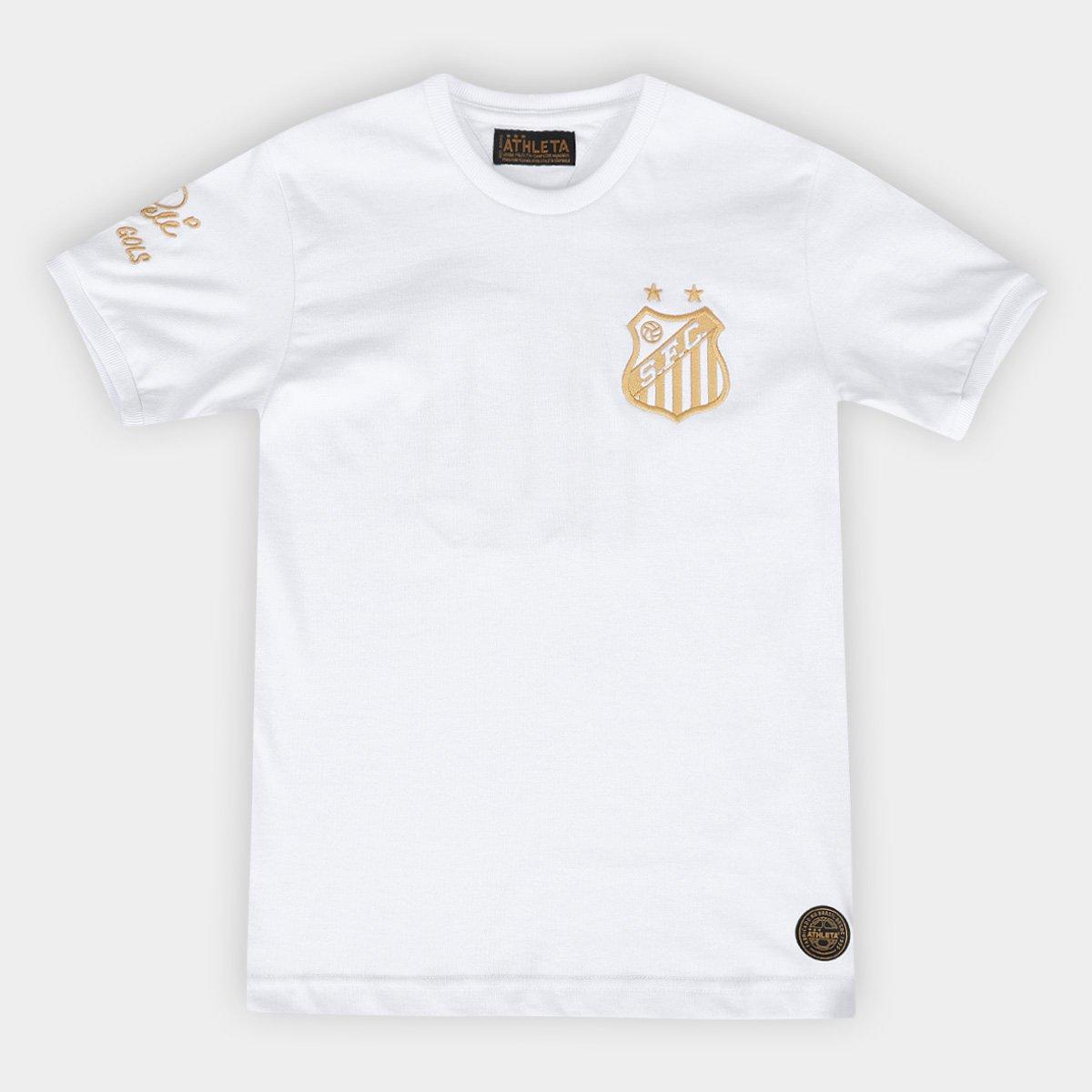 Camisa Santos Pelé Athleta Comemorativa 1000 Gols Infantil - 1