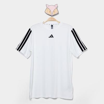 Camiseta Infantil Adidas 3 Listras Menino