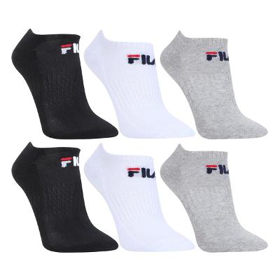 Kit Meias Fila Cano Curto Logo 6 pares